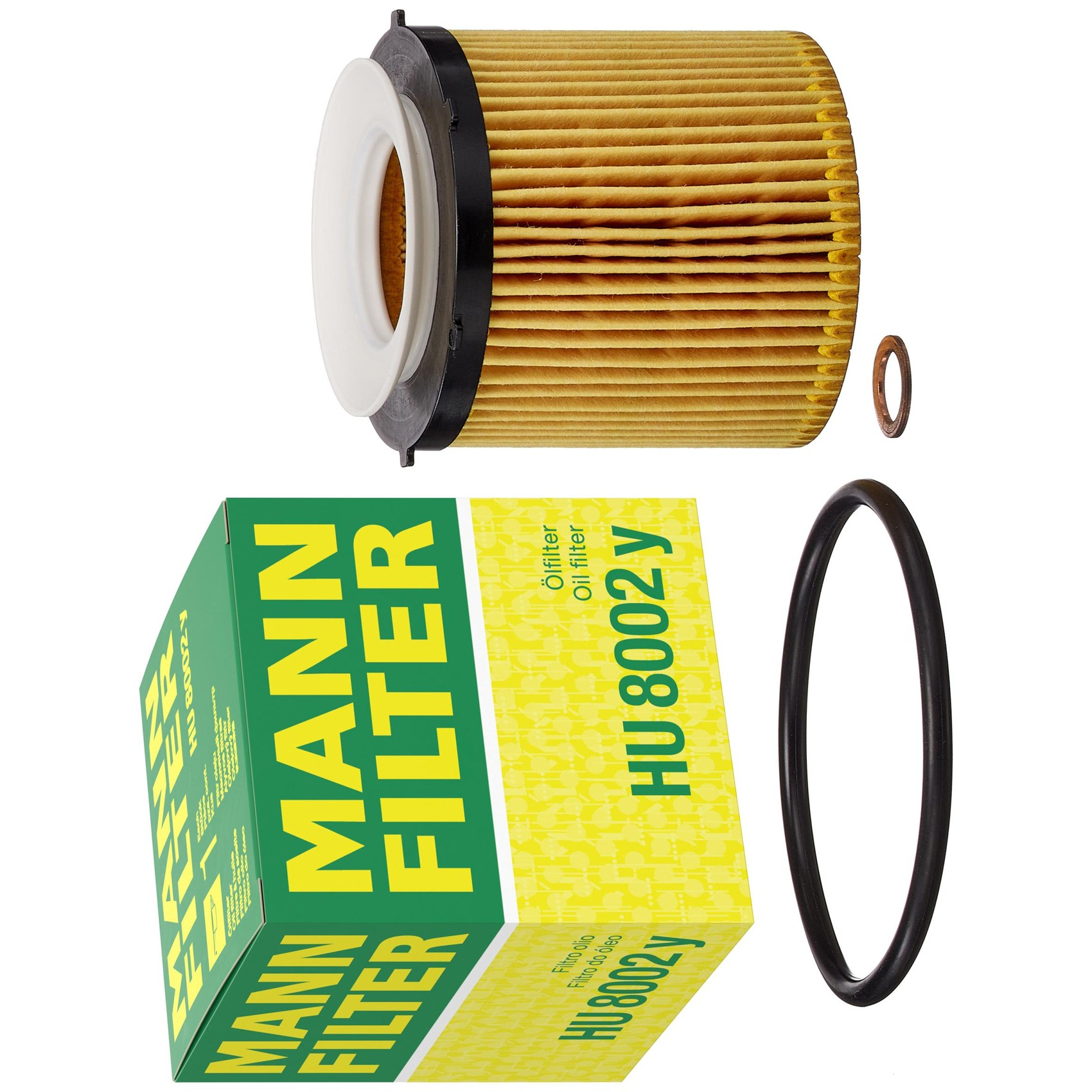 Filtro de Óleo Lubrificante - Mann-Filter - HU8002y