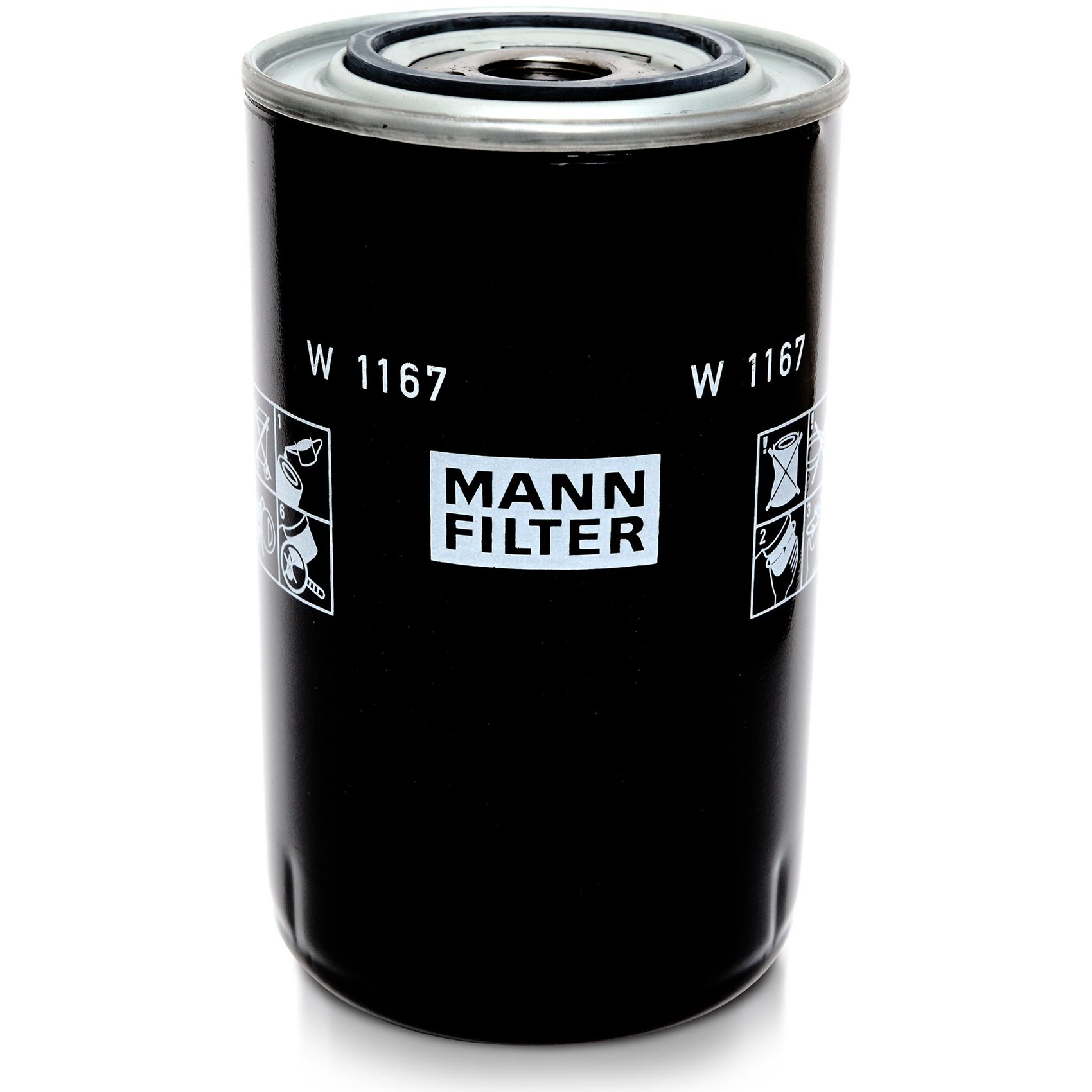 Filtro Blindado de Óleo Lubrificante - Mann-Filter - W1167