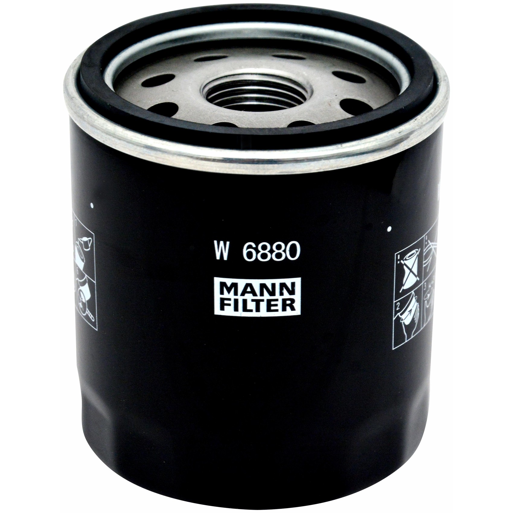 Filtro Blindado de Óleo Lubrificante - Mann-Filter - W6880