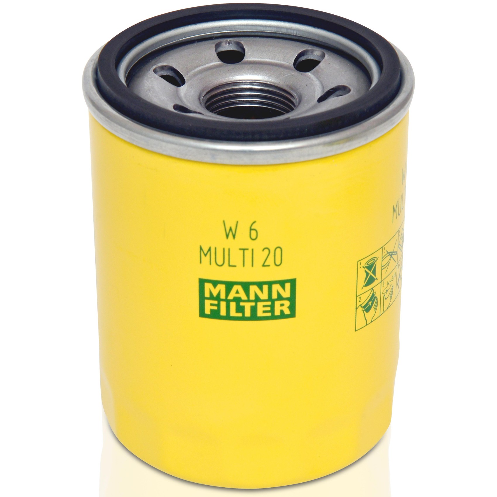 Filtro Blindado de Óleo Lubrificante - Mann-Filter - W6MULTI20