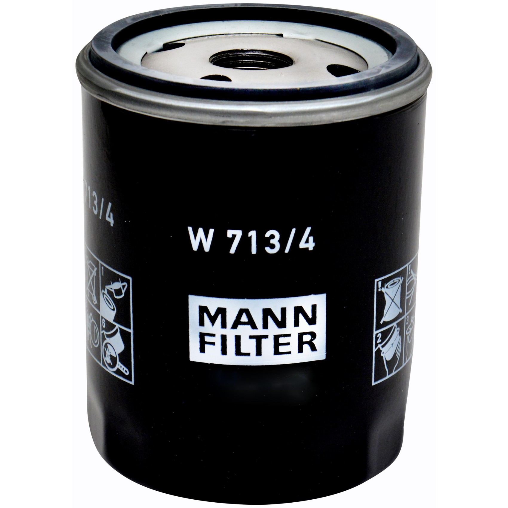 Filtro Blindado de Óleo Lubrificante para Fiat Tipo e Ford Taurus - Mann-Filter - W713/4