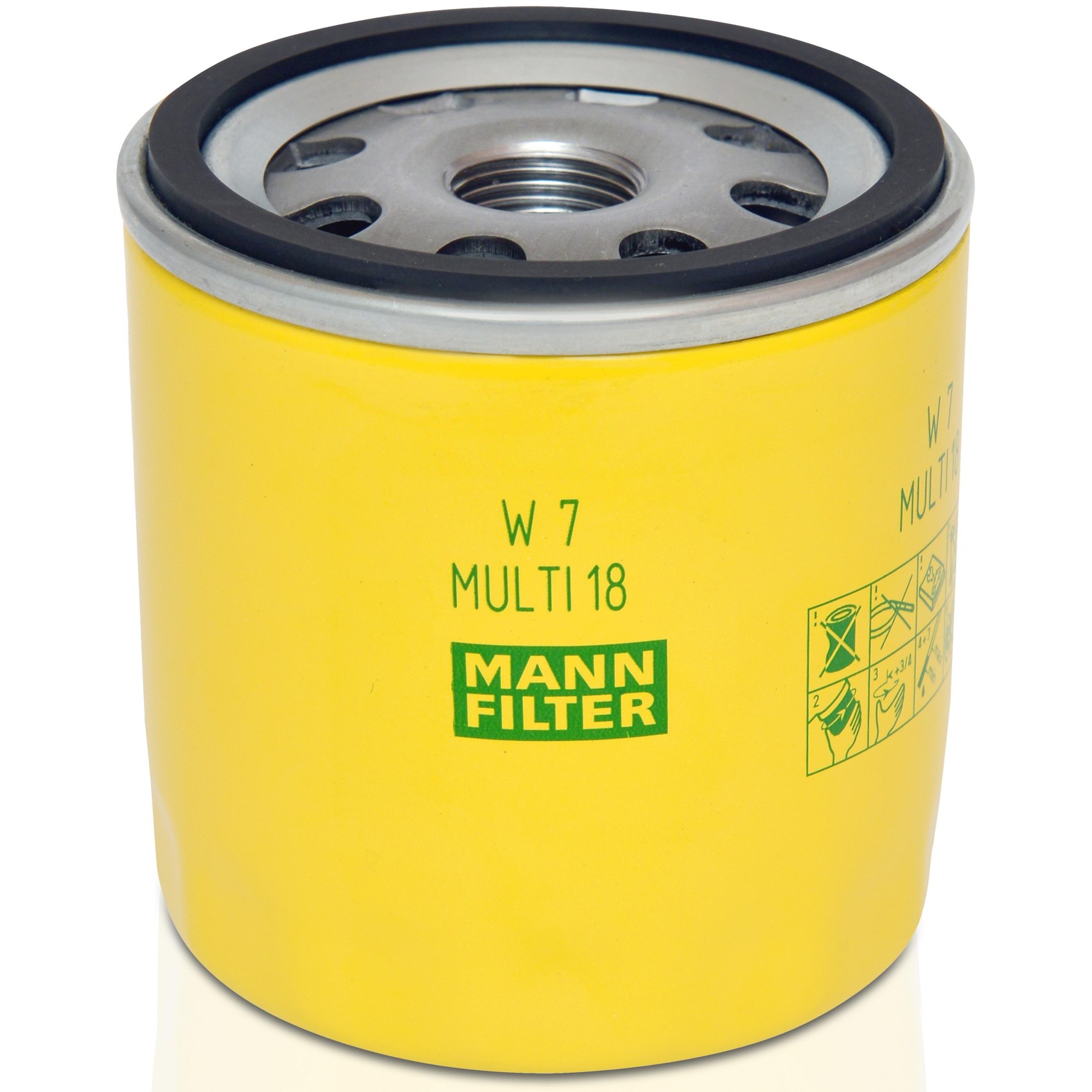 Filtro Blindado de Óleo Lubrificante - Mann-Filter - W7MULTI18