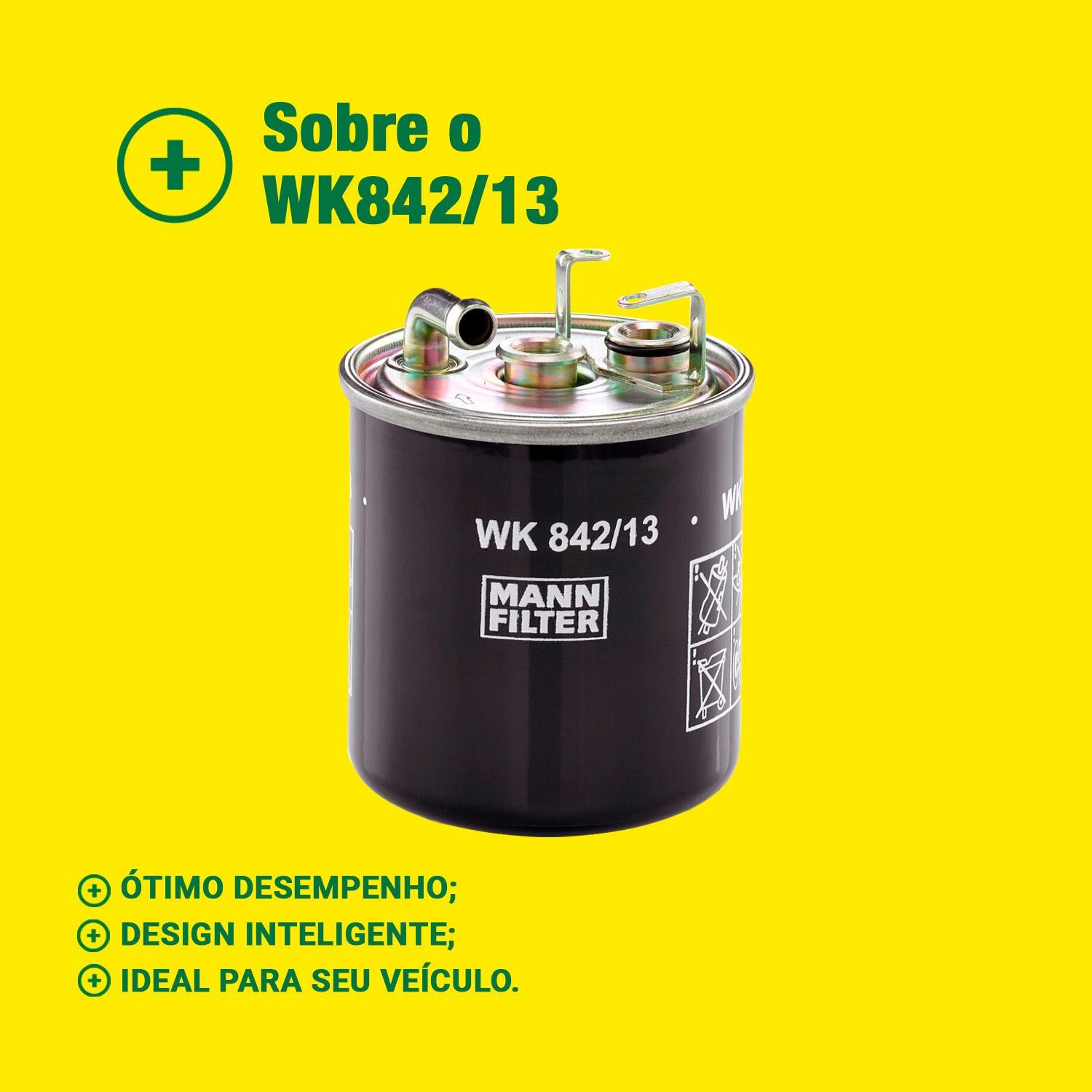 Filtro Blindado de Combustível - Mann-Filter - WK842/13