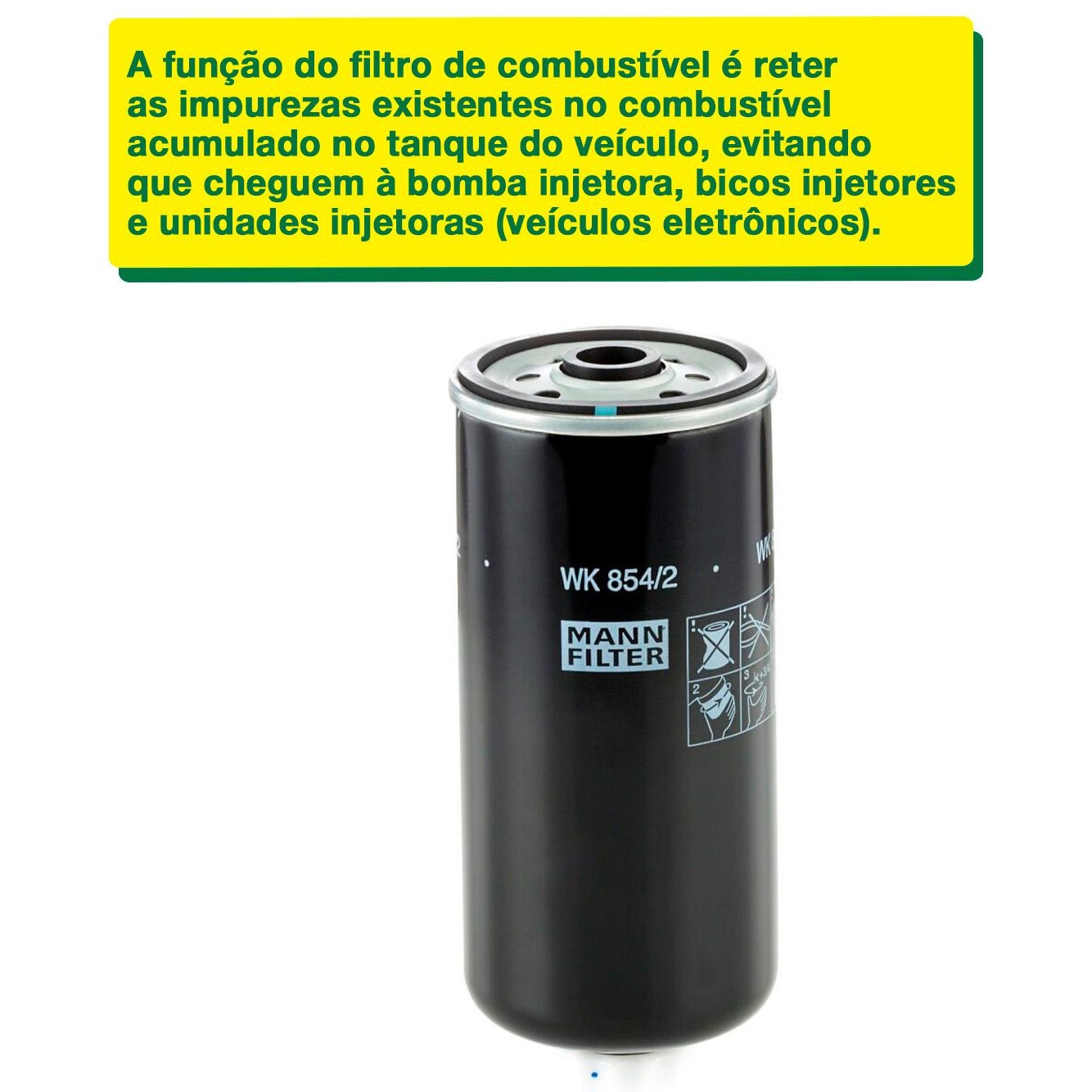 Filtro Blindado de Combustível - Mann-Filter - WK854/2