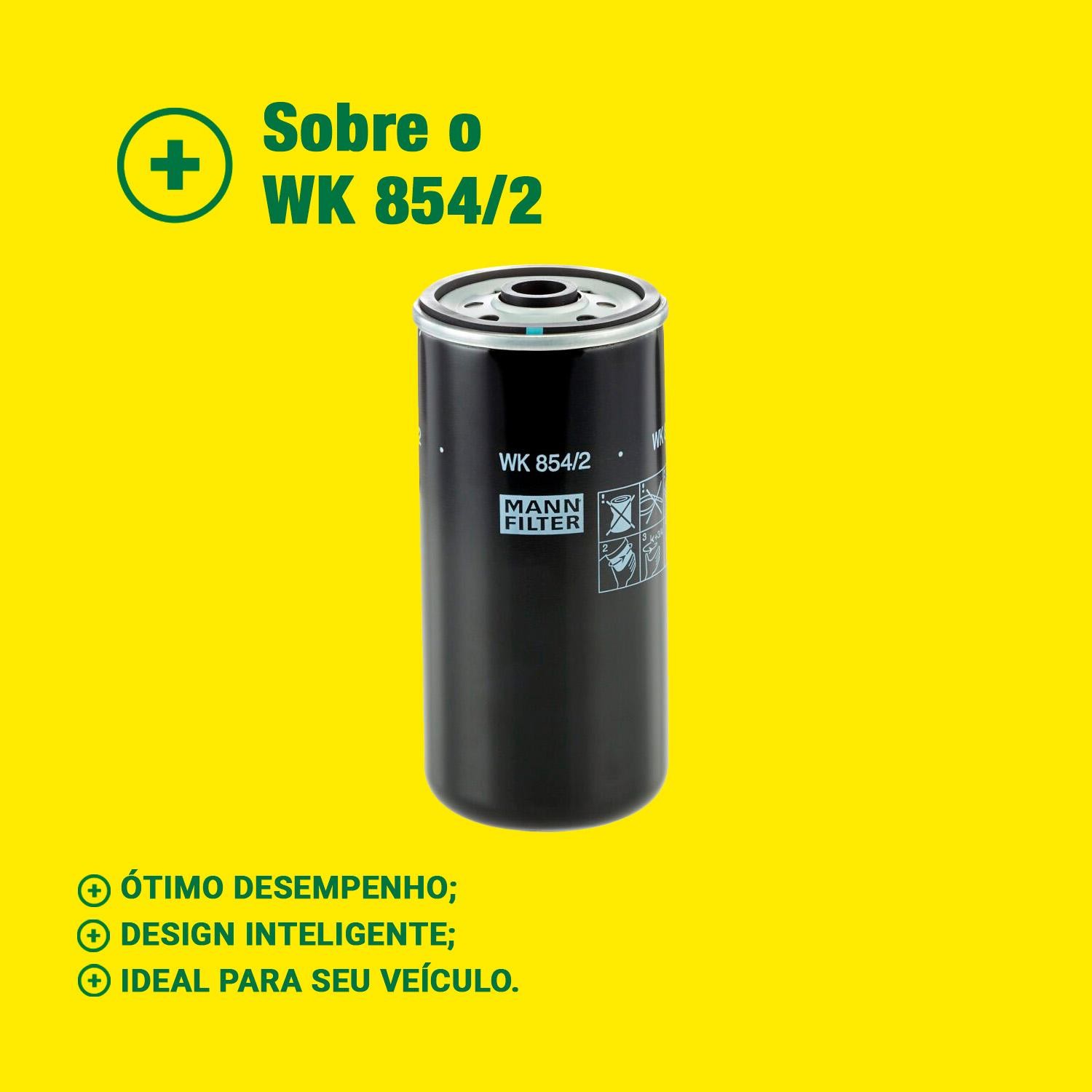 Filtro Blindado de Combustível - Mann-Filter - WK854/2