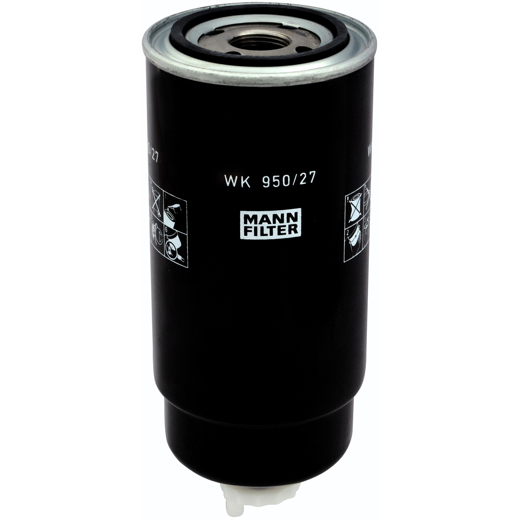 Filtro Blindado de Combustível Separador de Água - Mann-Filter - WK950/27x