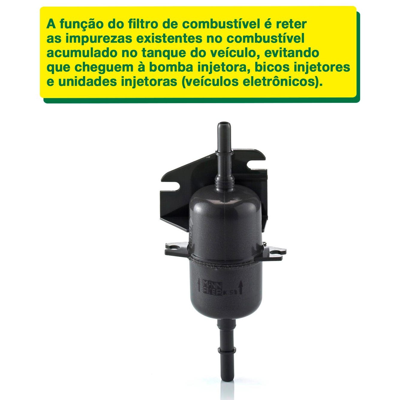 Filtro Blindado de Combustível - Mann-Filter - WK510