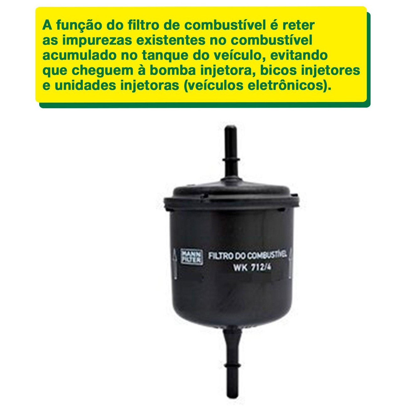 Filtro Blindado de Combustível - Mann-Filter - WK712/4