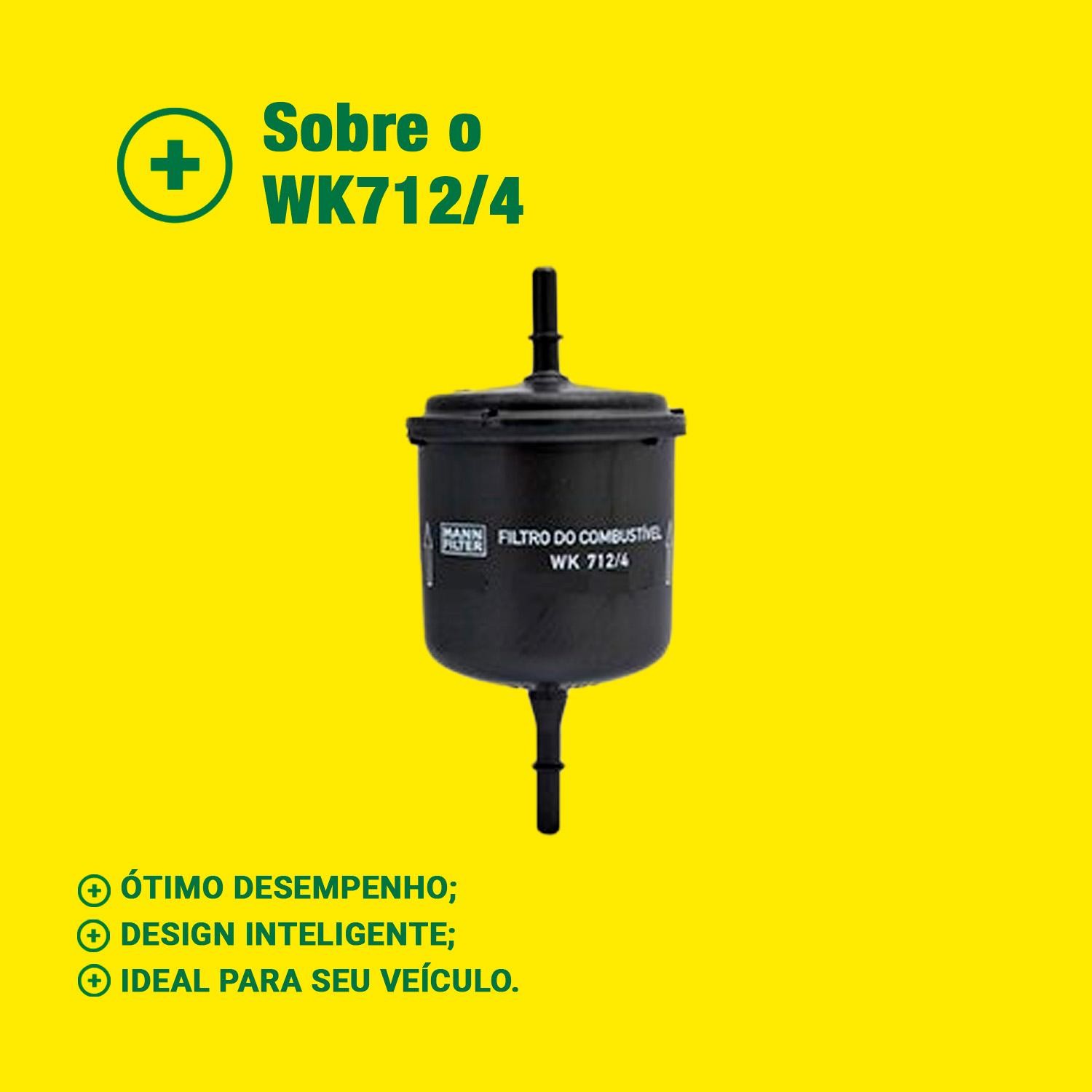 Filtro Blindado de Combustível - Mann-Filter - WK712/4