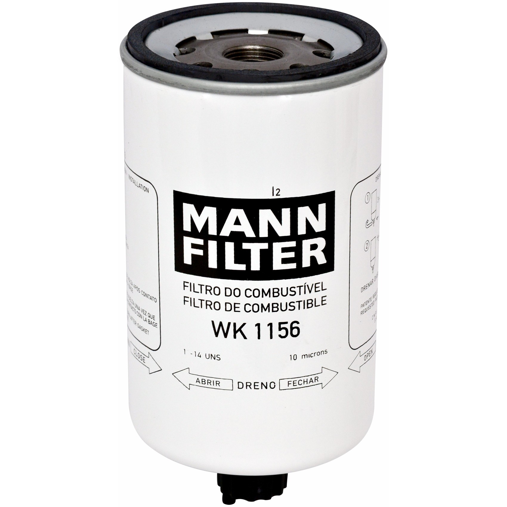 Filtro Blindado de Combustível Separador de Água - Mann-Filter - WK1156