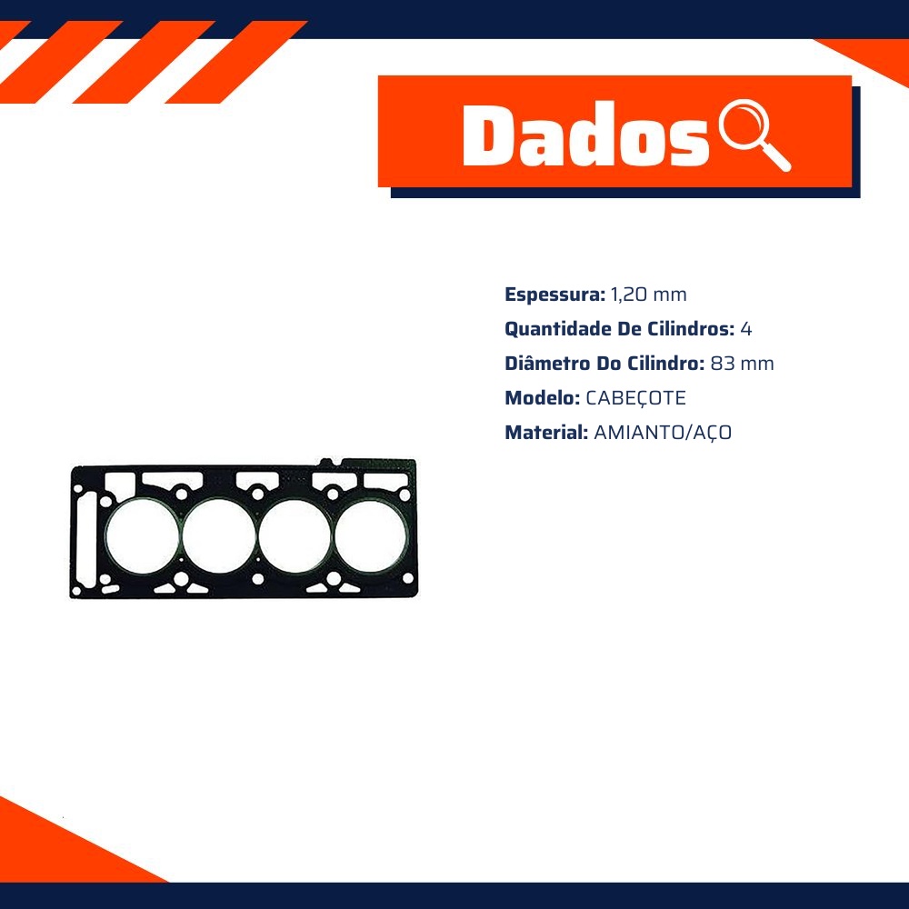 Junta de Cabeçote do Motor - Taranto - 340205