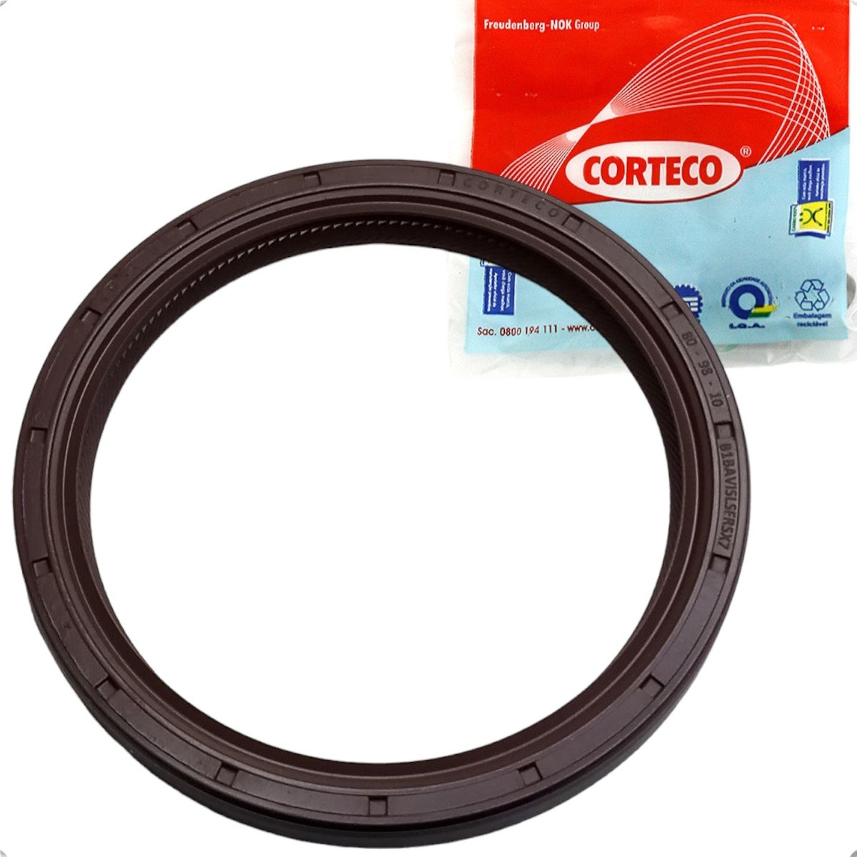 Retentor do Virabrequim 80 x 98 x 10 mm - Corteco - 2702V