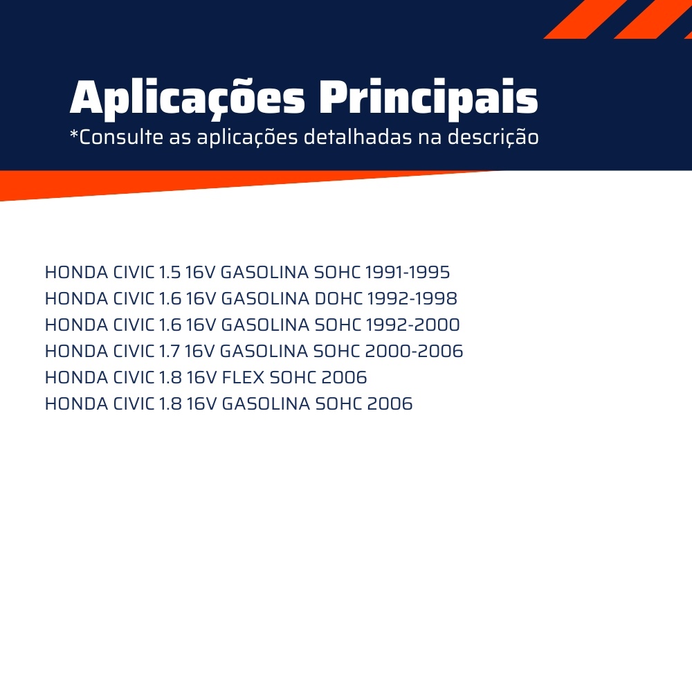 Retentor do Virabrequim 80 X 100 X 10 mm para Honda Civic - Corteco - 7816S