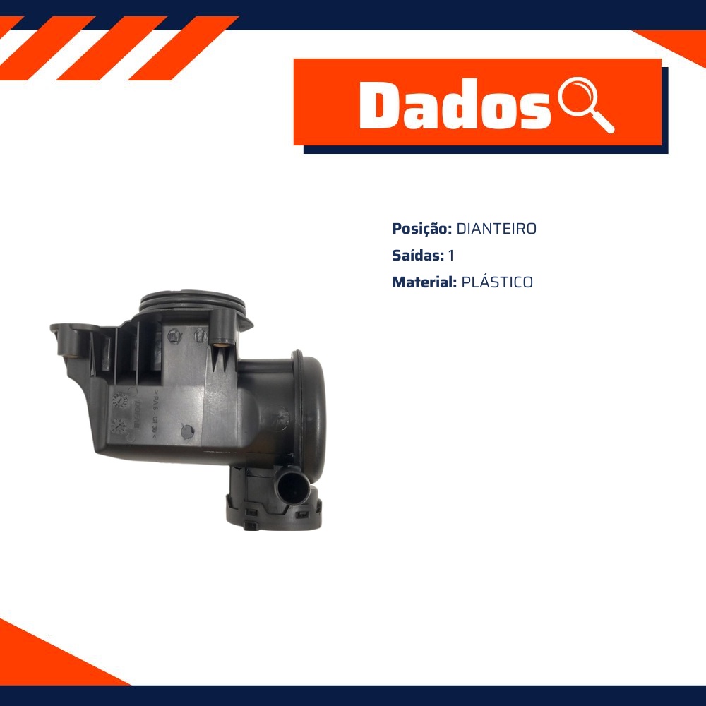 Antichama Dianteira 1 Saída para Volkswagen Gol - Dofab - 1692
