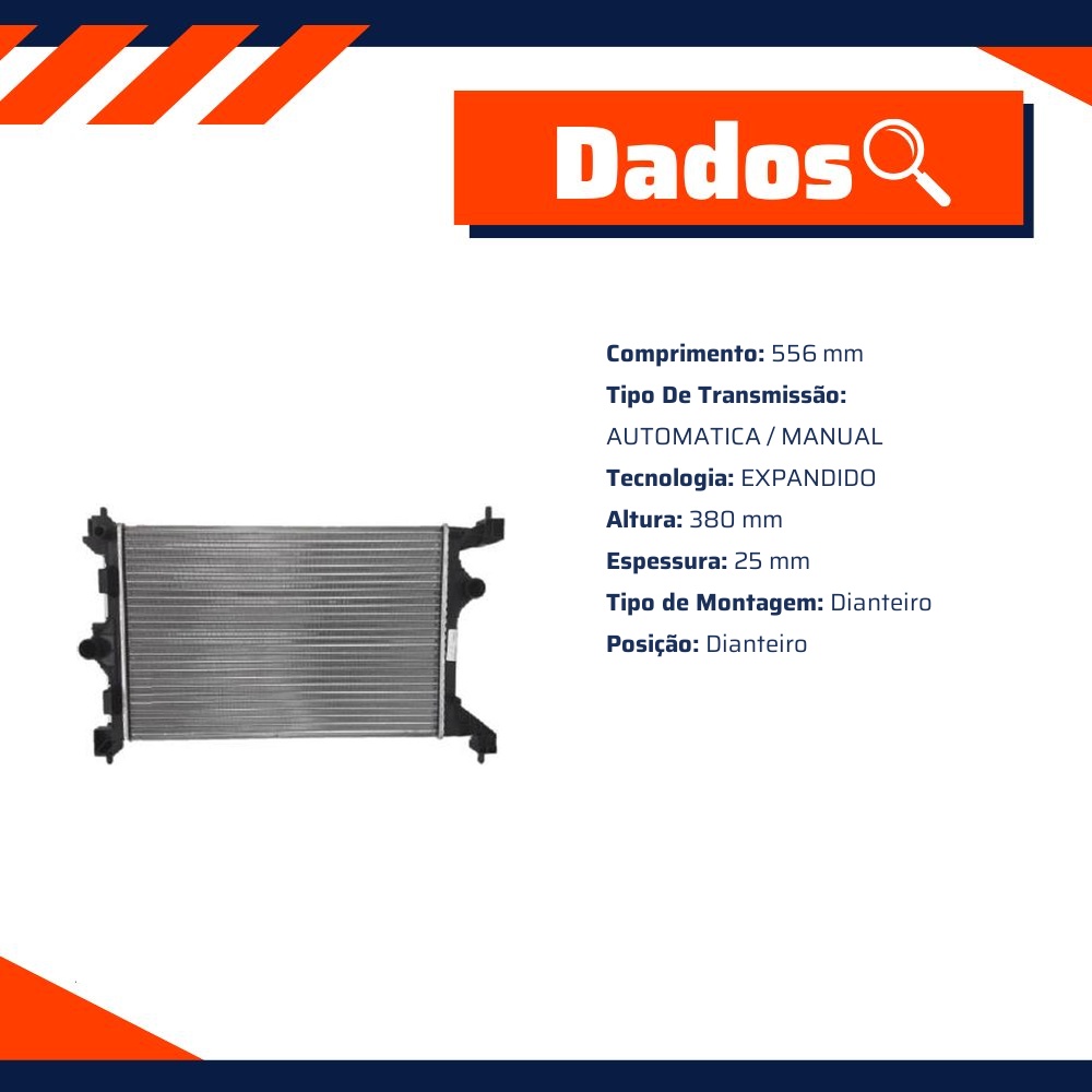 Radiador do Motor - Denso - BC422136-5030RC