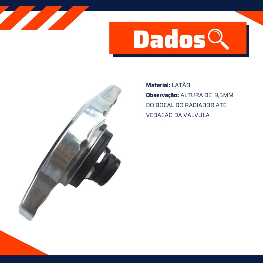 Tampa do Radiador - Florio - 26086