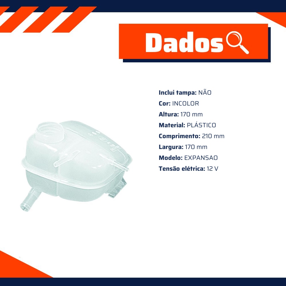 Reservatório de Expansão do Radiador - Gonel - G-1216