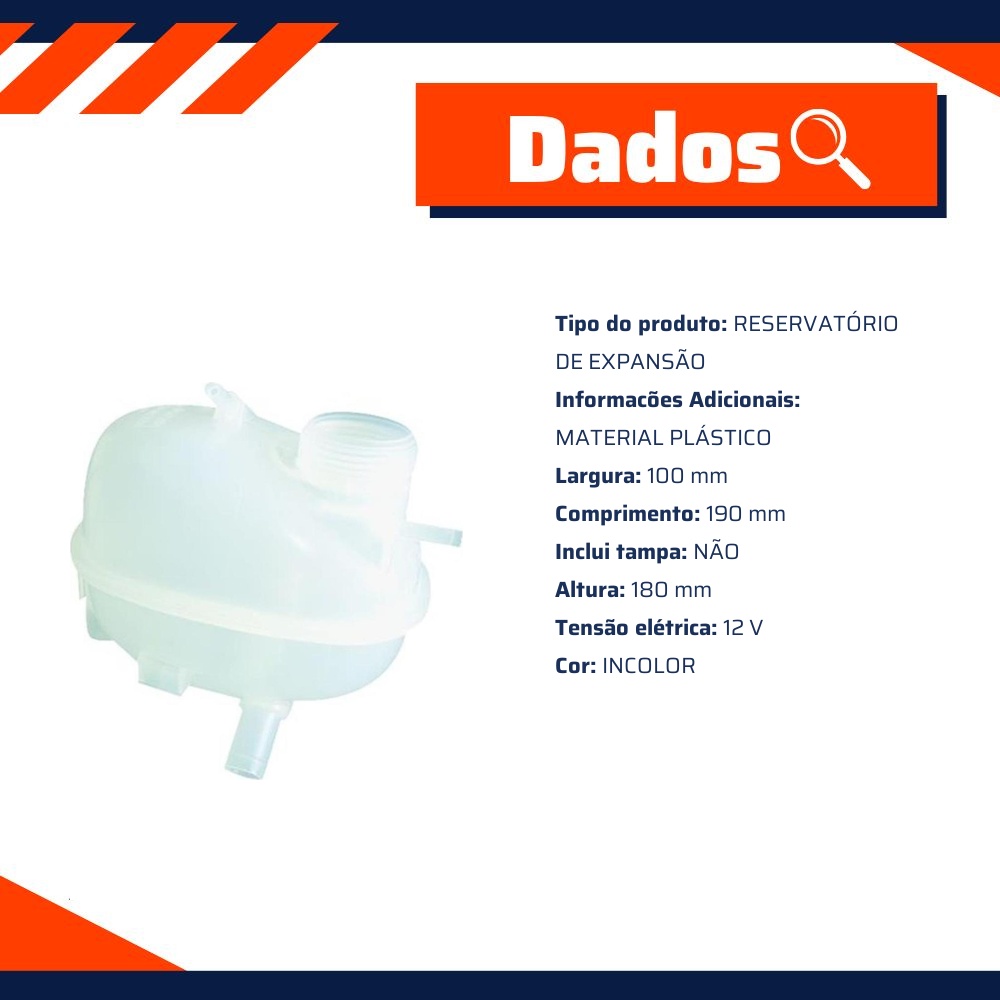 Reservatório de Expansão do Radiador - Gonel - G-1244