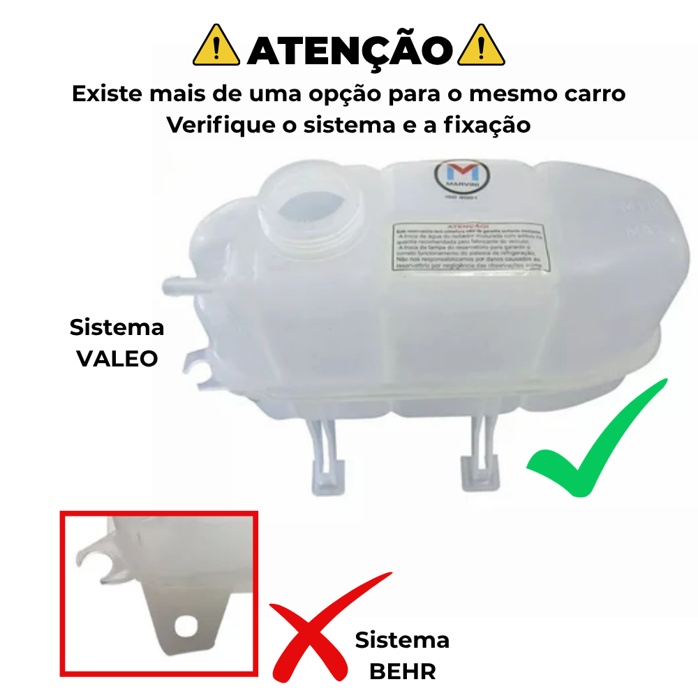 Reservatório de Expansão do Motor - Marvini - M-516