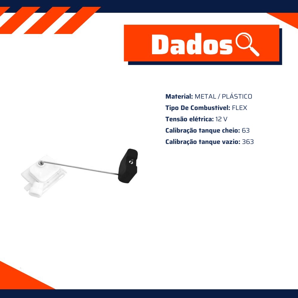 Sensor de Nível de Combustível Flex - DS - 2308