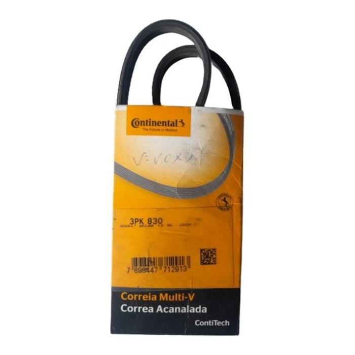 Correia de Acessórios Micro V para Renault Megane - Continental Contitech - 3PK830