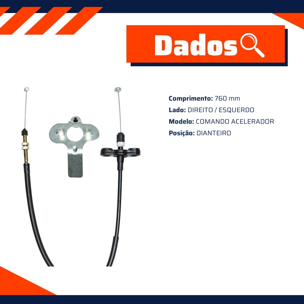 Cabo de Comando do Acelerador para Toyota Corolla - IKS - 5103