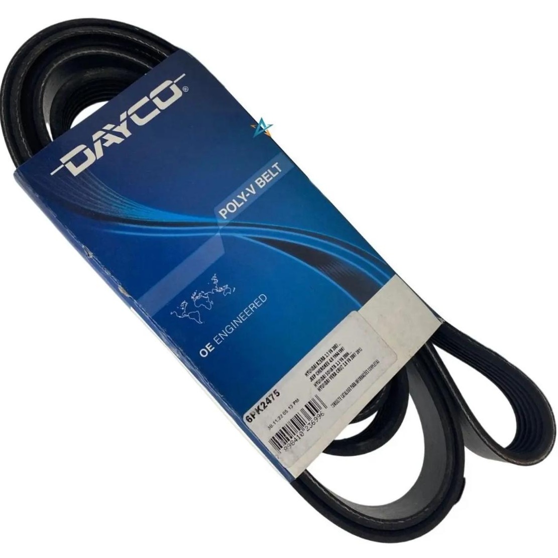 Correia de Acessórios Multi V 6 estrias - CONTITECH - 6PK2475
