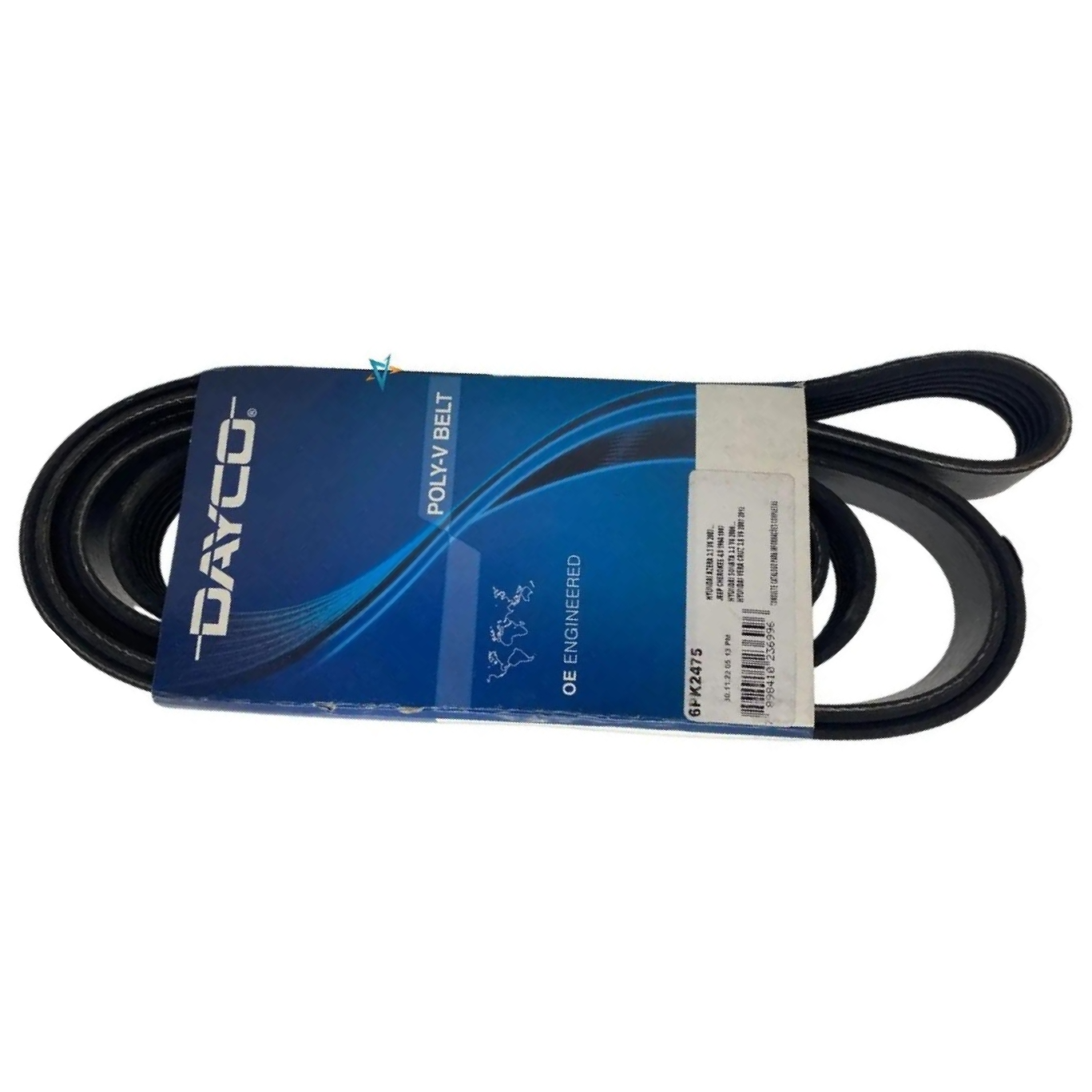 Correia de Acessórios Multi V 6 estrias - CONTITECH - 6PK2475