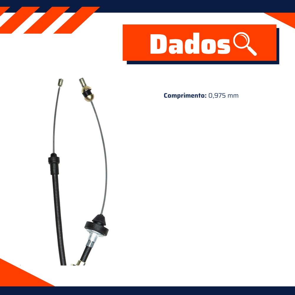 Cabo de Comando da Embreagem para Renault CLIO - IKS - 7362