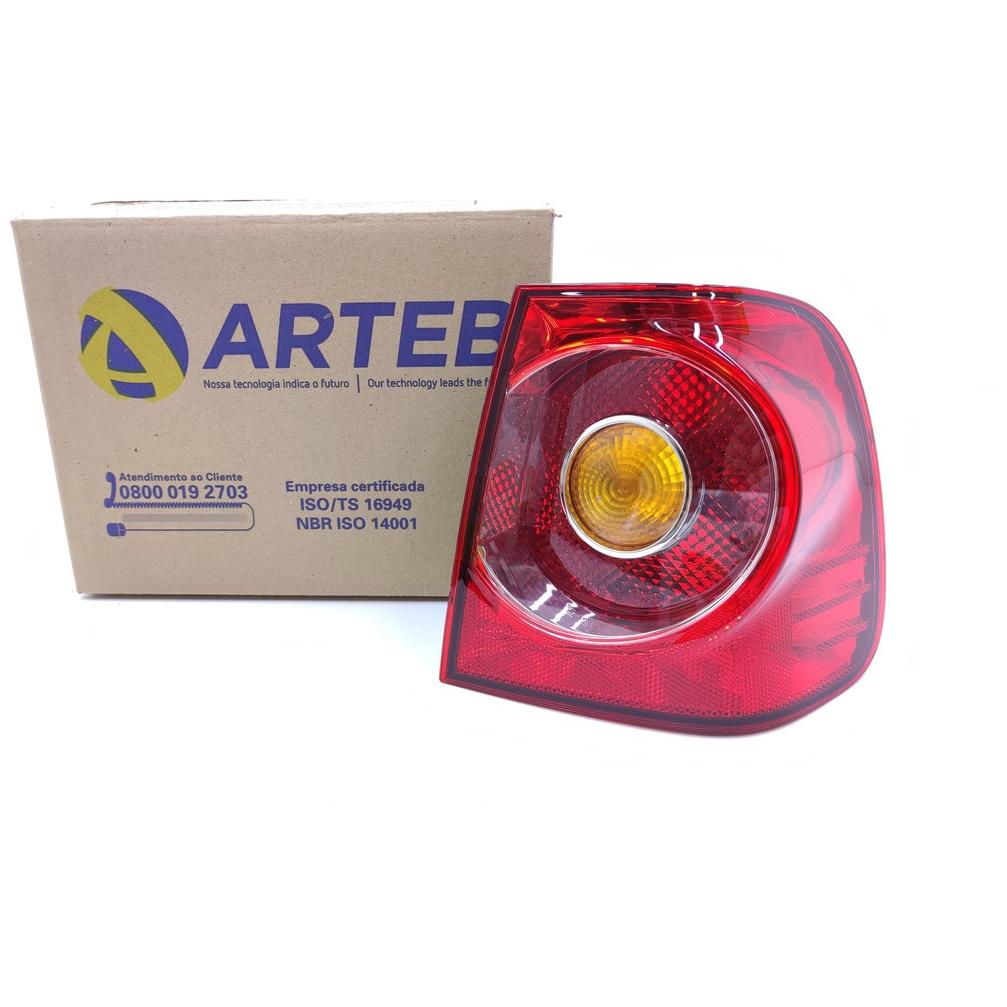 Lanterna Traseira Direita para Volkswagen Polo - Arteb - 0460384