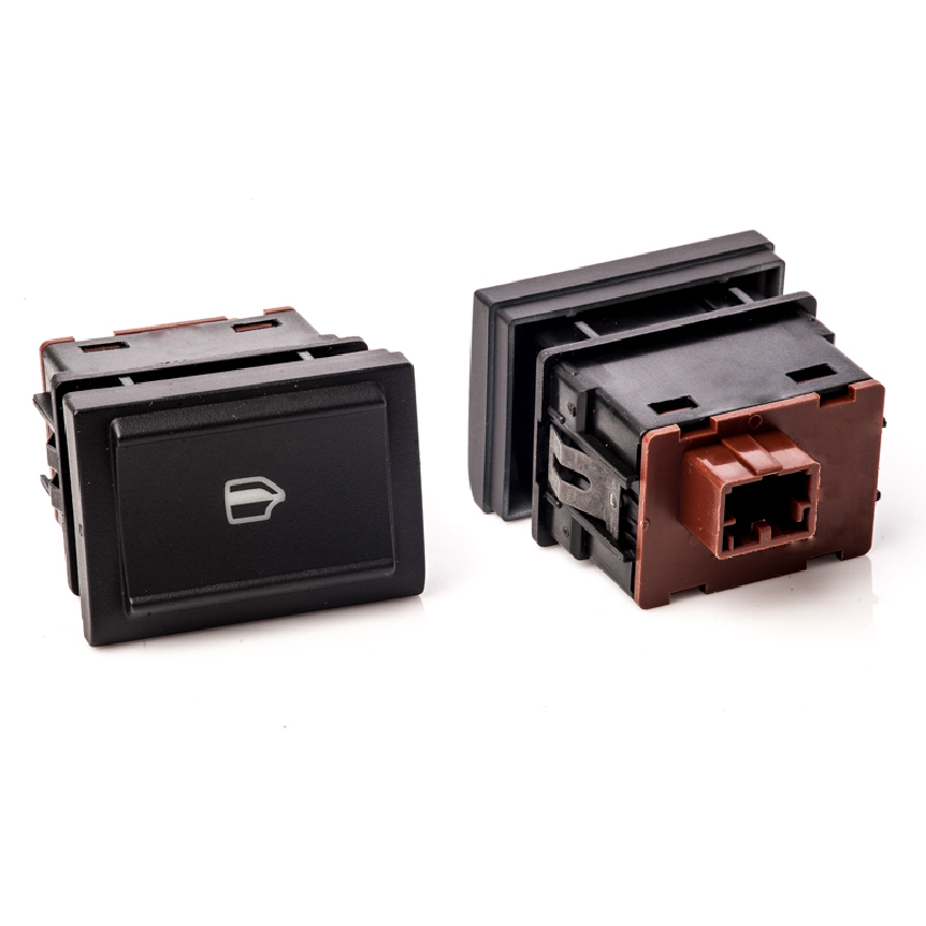 Interruptor Traseiro Direito do Vidro Elétrico para Volkswagen Gol e VOYAGE - Kostal - 10003241