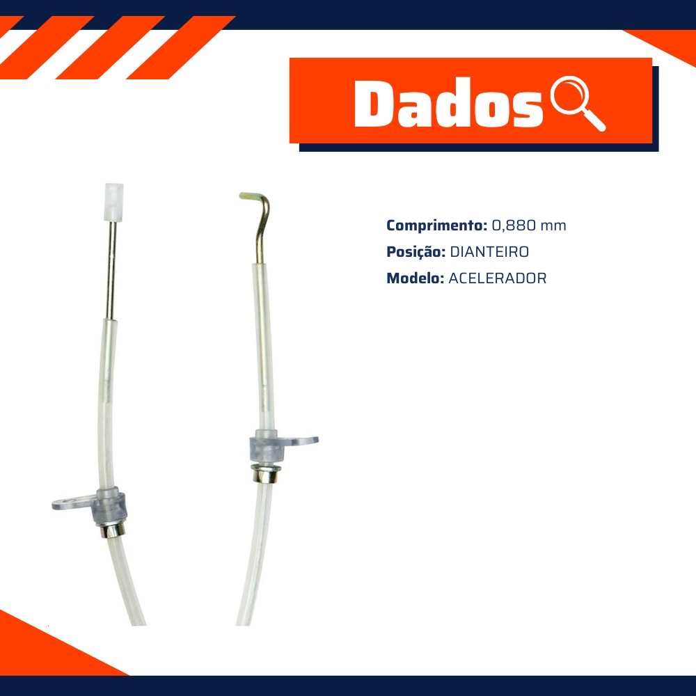 Cabo de Comando do Acelerador - IKS - 1109