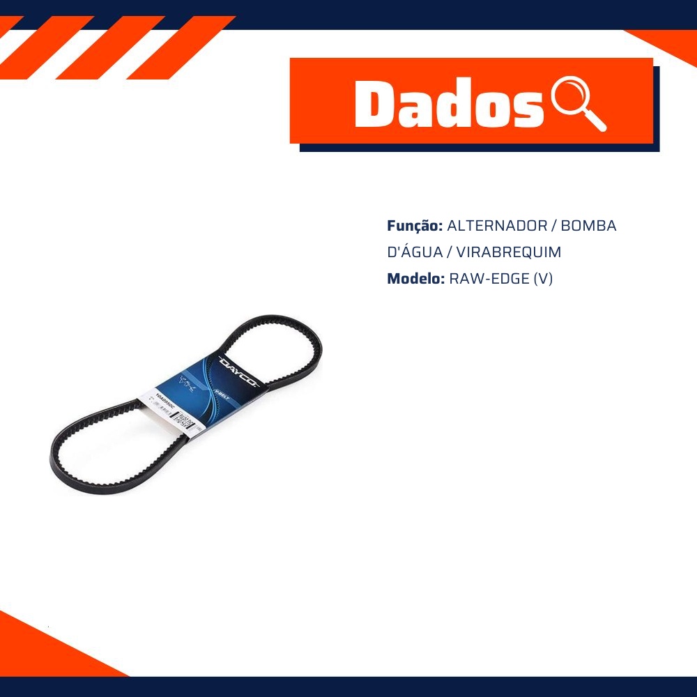 Correia de acessórios - DAYCO - 11A0970C