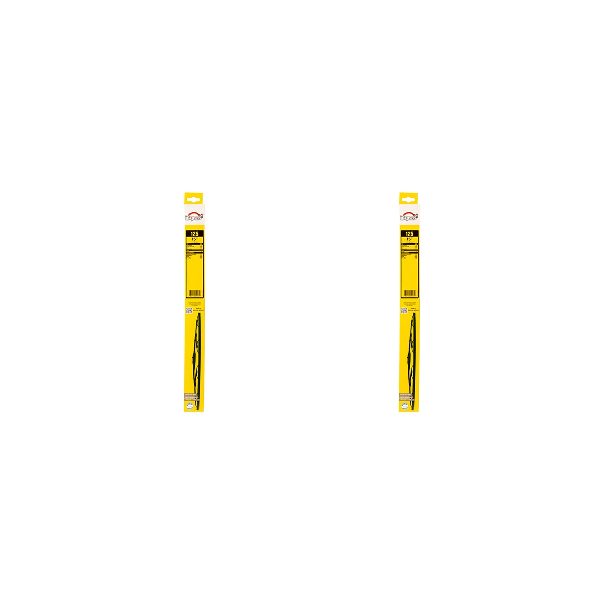 2 Palheta do Limpador de Para Brisa - Dyna - 125