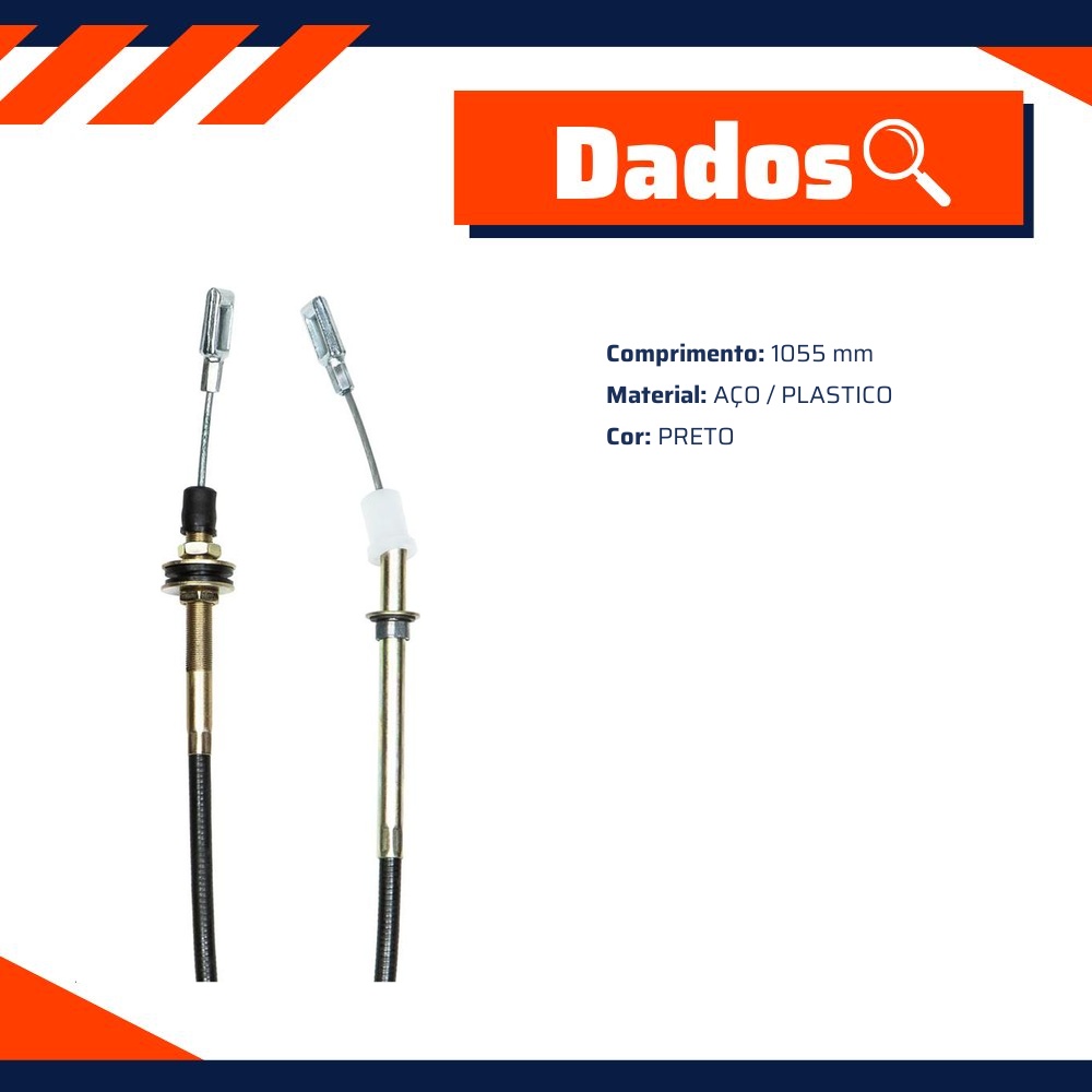 Cabo de Comando da Embreagem - IKS - 1305
