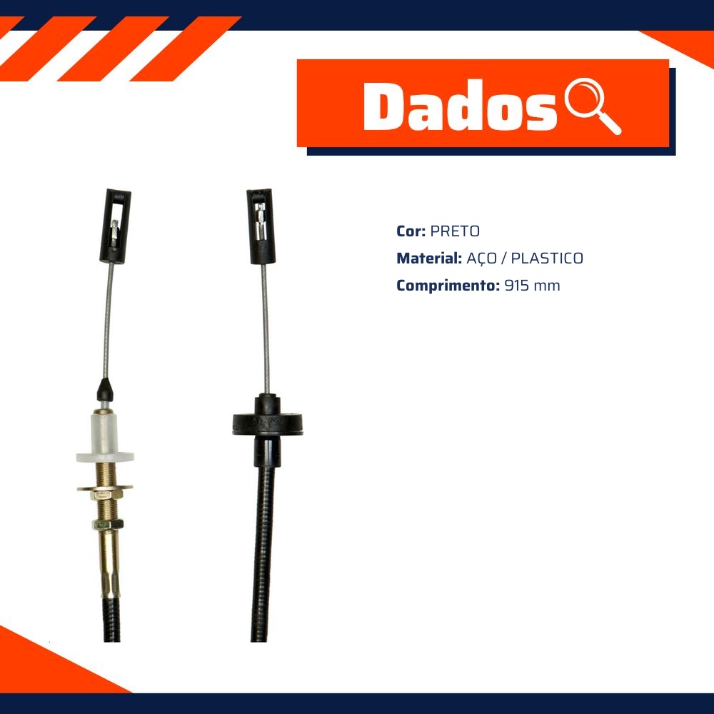 Cabo de Comando da Embreagem - IKS - 1306