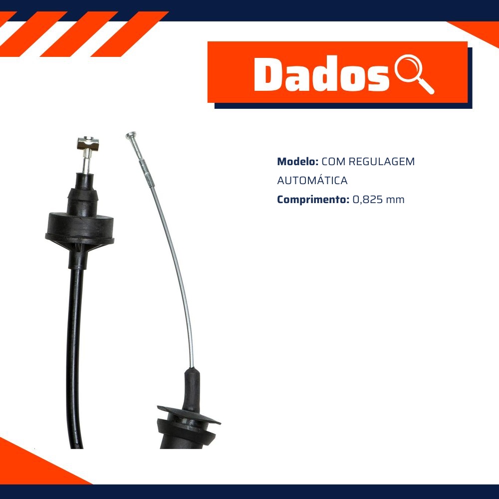Cabo de Comando da Embreagem para Volkswagen Golf - IKS - 1328