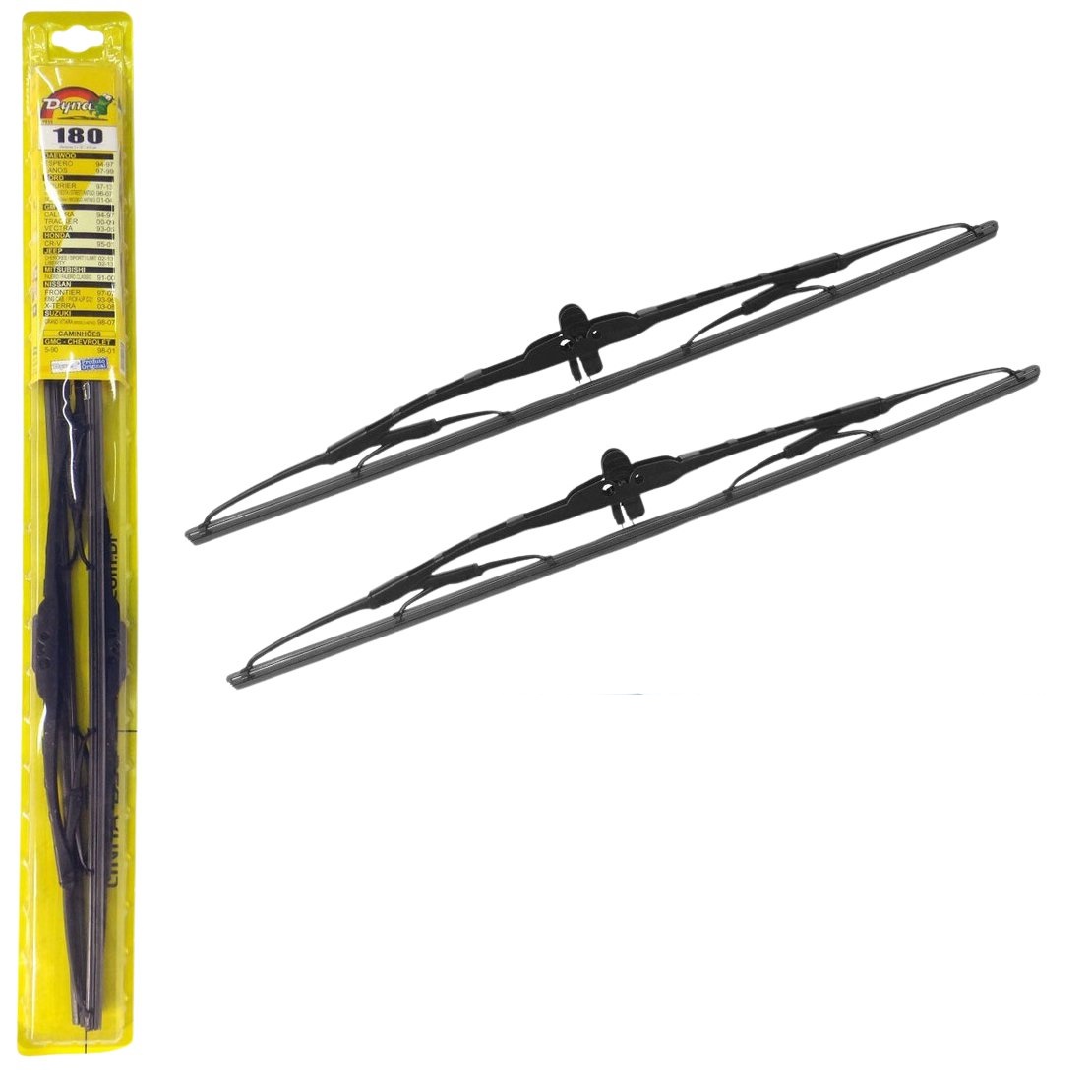 2 Palheta do Limpador de Para Brisa - Dyna - 180