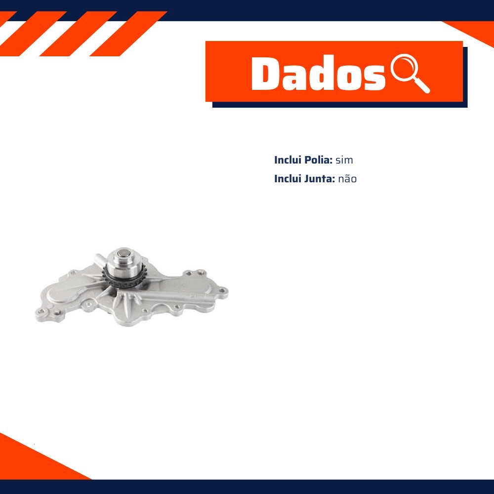 Bomba D'Água para Ford Edge - Indisa - 204522