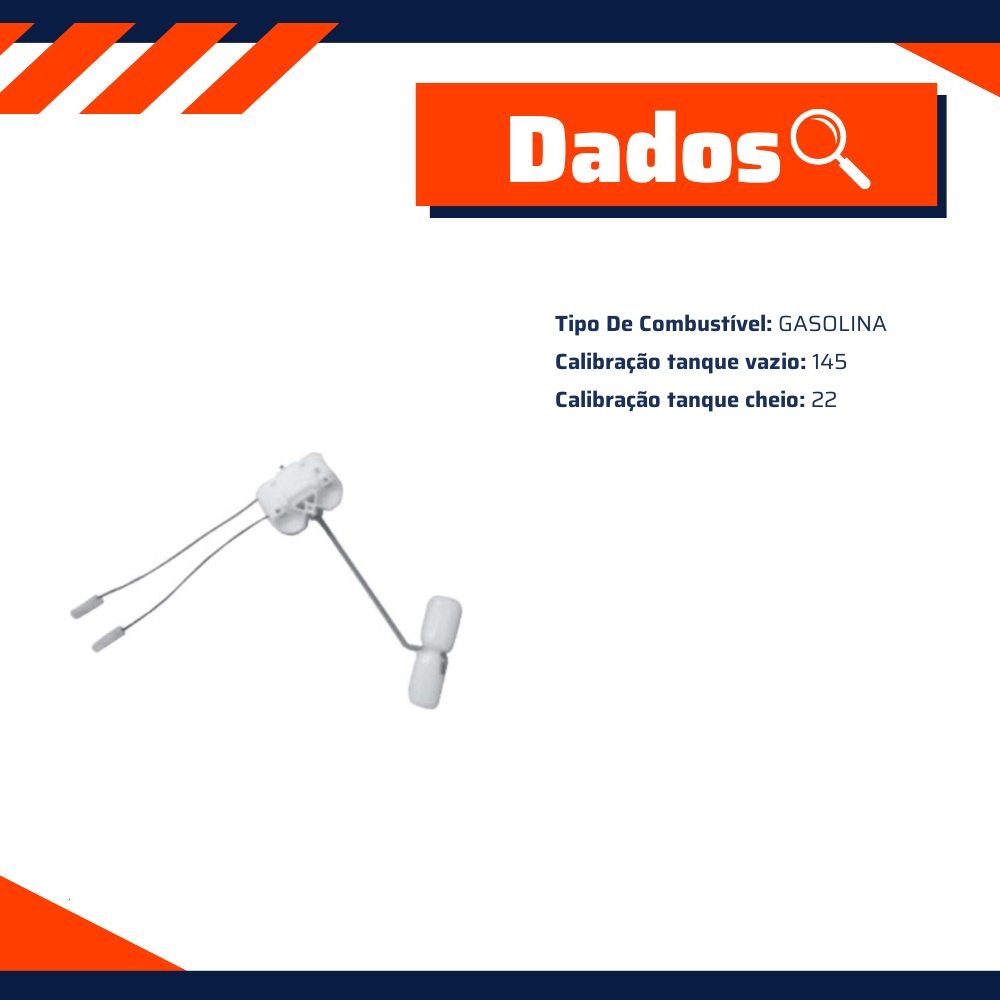 Sensor de Nível de Combustível Gasolina para Ford Escort e Escort SW - DS - 23108