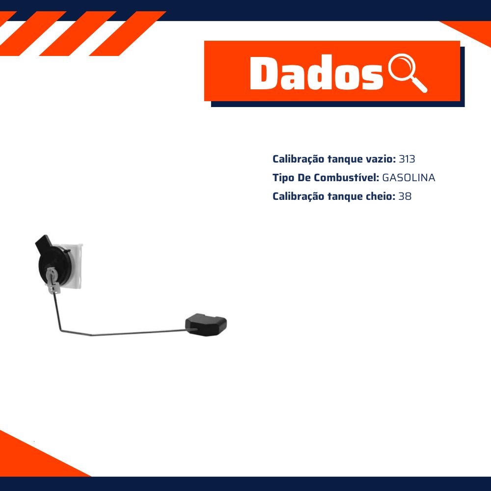 Sensor de Nível de Combustível Gasolina para Fiat Stilo - DS - 23168