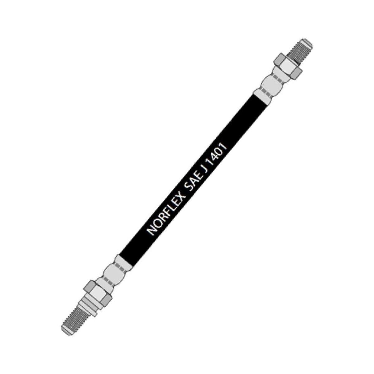 Mangueira Flexível de Freio Traseiro para Ford Fiesta Sedan - Norflex - 3093