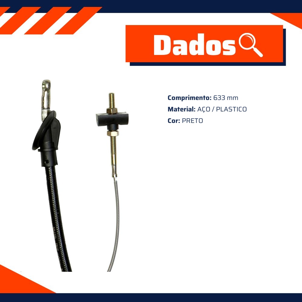 Cabo de Comando da Embreagem - IKS - 3302