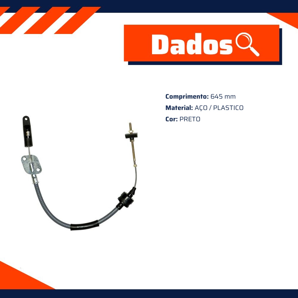 Cabo de Comando da Embreagem - IKS - 3304