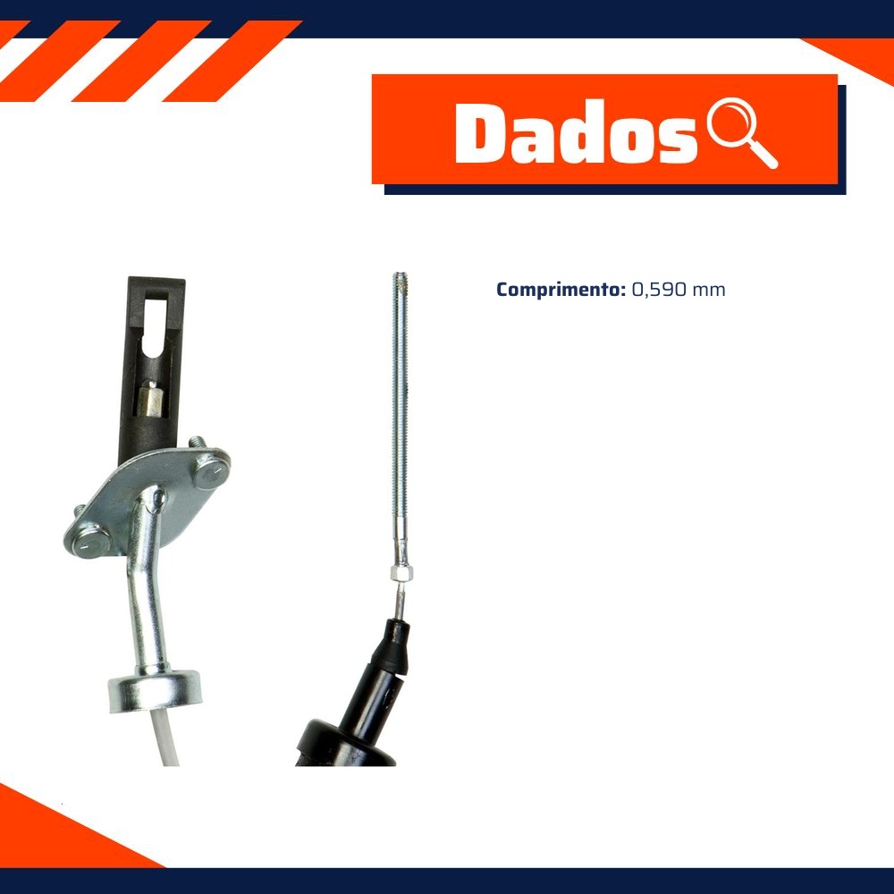 Cabo de Comando da Embreagem para Fiat Tempra e Tempra SW - IKS - 3305