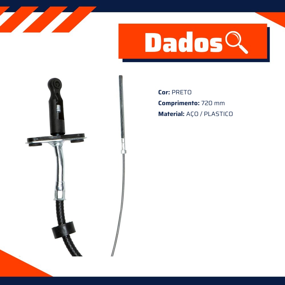 Cabo de Comando da Embreagem para Fiat Palio - IKS - 3315