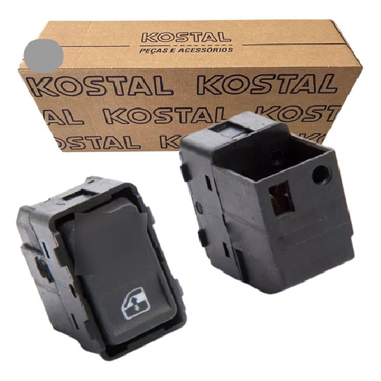 Interruptor Traseiro do Vidro Elétrico para Volkswagen Gol e Parati - Kostal - 3731105