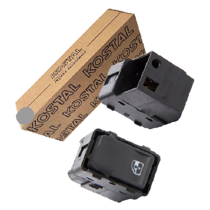 Interruptor Traseiro do Vidro Elétrico para Volkswagen Gol e Parati - Kostal - 3731105