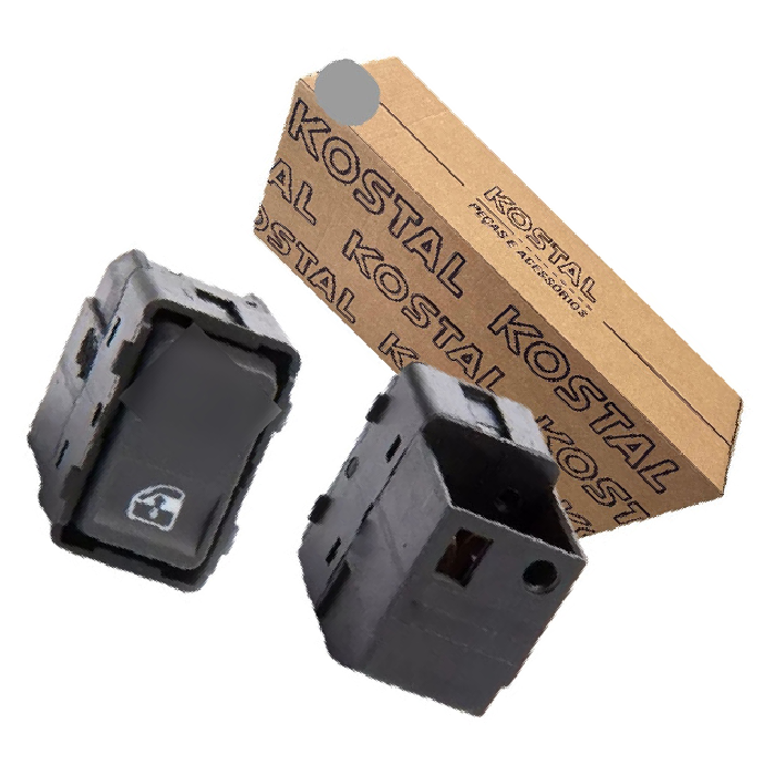 Interruptor Traseiro do Vidro Elétrico para Volkswagen Gol e Parati - Kostal - 3731105