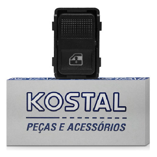 Interruptor Traseiro do Vidro Elétrico para Volkswagen Gol e Parati - Kostal - 3731130